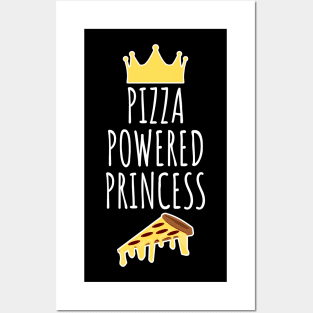 Pizza Powered Princess Posters and Art